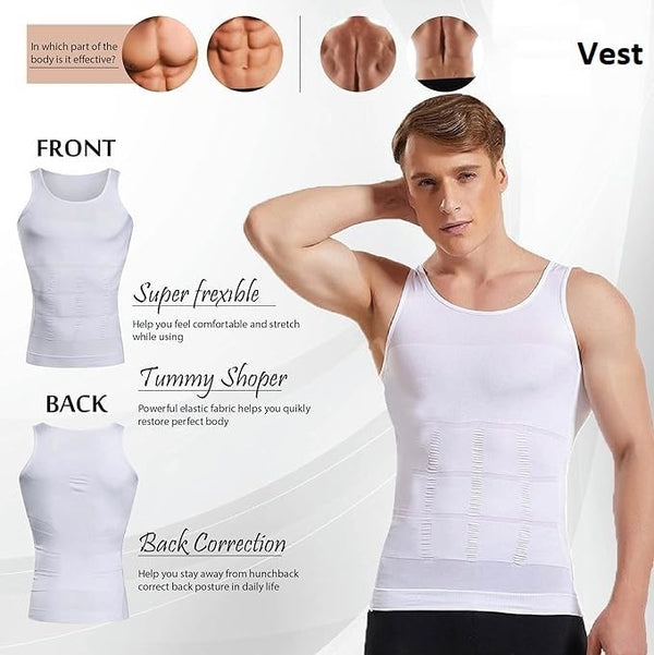 Men's Body Shaper Tank/ Compression Vests @ Just 399/-