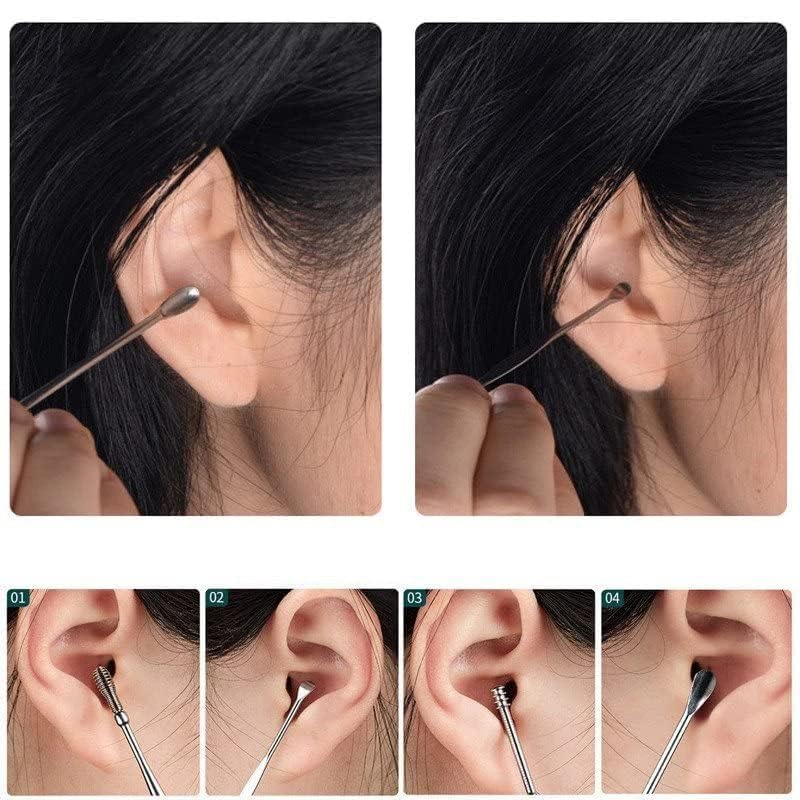 Ear Wax Cleaner Reusable Removal Kit (6 in 1 )