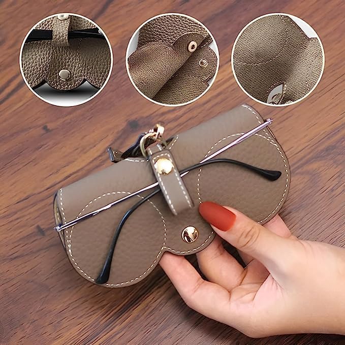 Soft Leather Sunglasses Cover ( Buy 1 Get 1 Free)