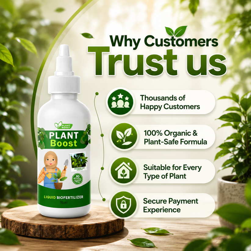 Organic Plant Boost - Faster Growth & Stronger Roots