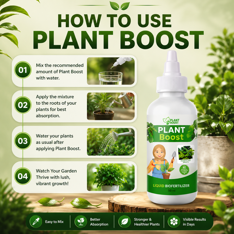 Organic Plant Boost - Faster Growth & Stronger Roots