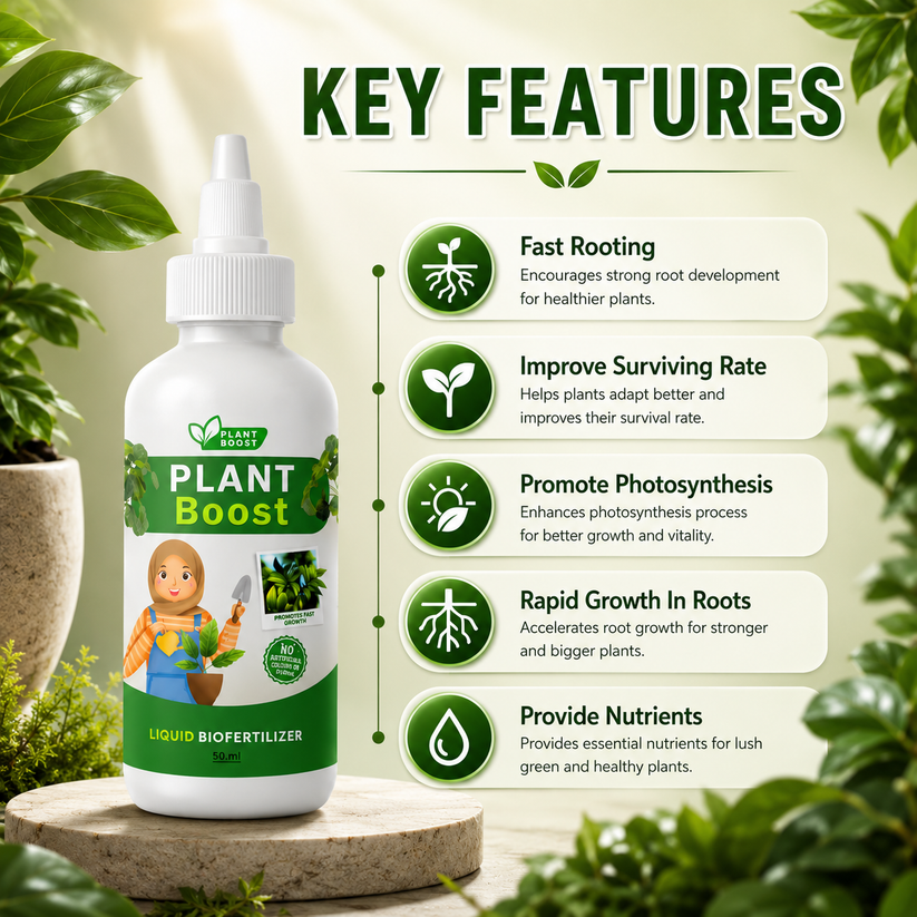 Organic Plant Boost - Faster Growth & Stronger Roots