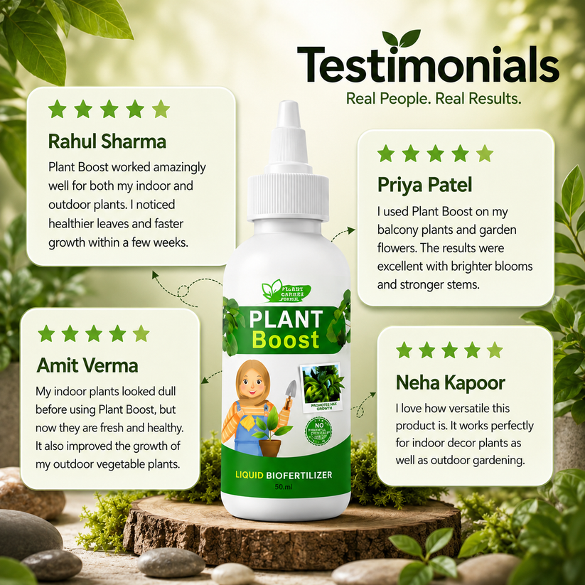 Organic Plant Boost - Faster Growth & Stronger Roots
