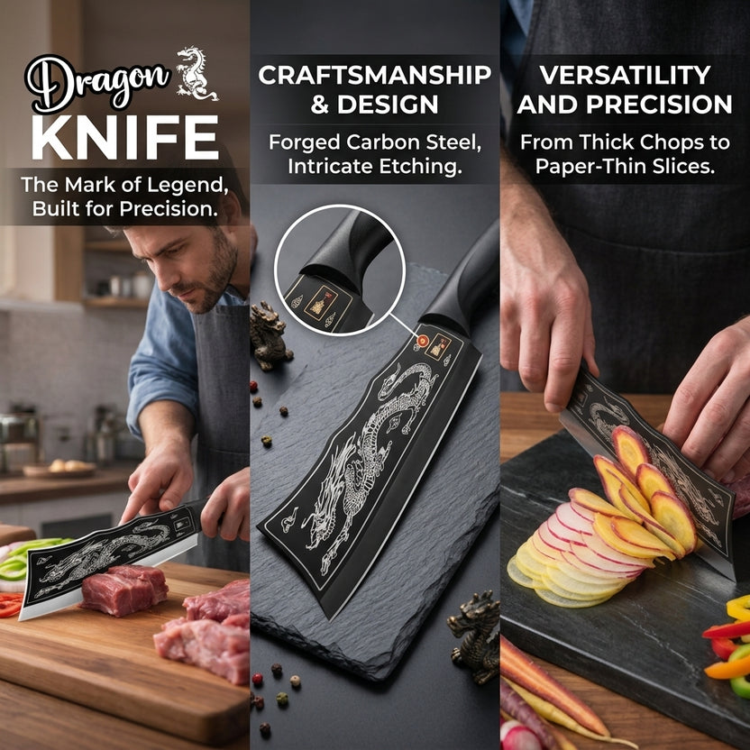 Dragon Knife For Meat & Vegetable Cutting