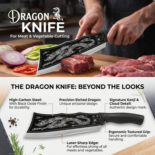 Dragon Knife For Meat & Vegetable Cutting
