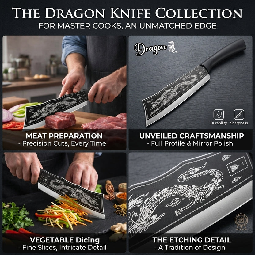 Dragon Knife For Meat & Vegetable Cutting