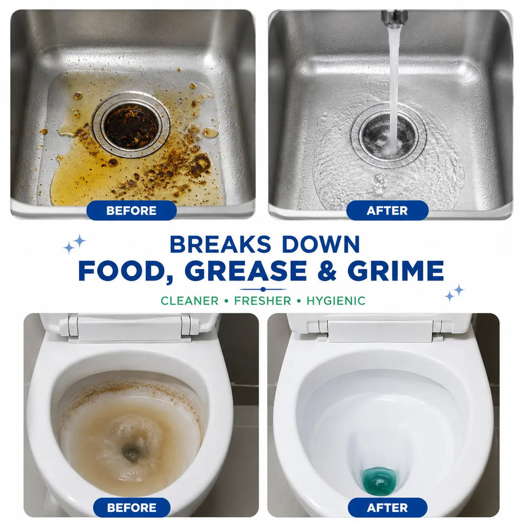 Fast-Action Drain Blockage Cleaning Tool – Buy 1 Get 1 Free