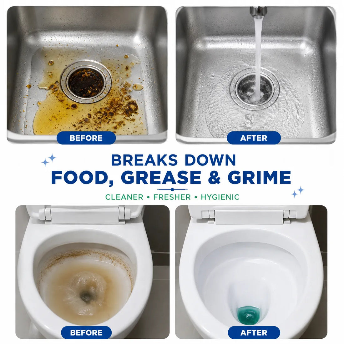 Fast-Action Drain Blockage Cleaning Tool – Buy 1 Get 1 Free