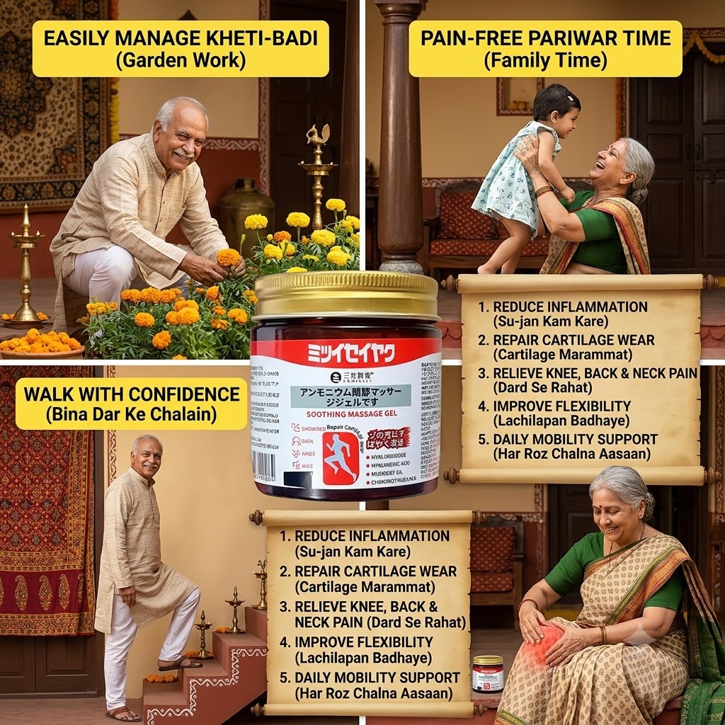 Japanese Massage Gel for Joint & Muscle Pain Relief - Buy 1 Get 1 Free