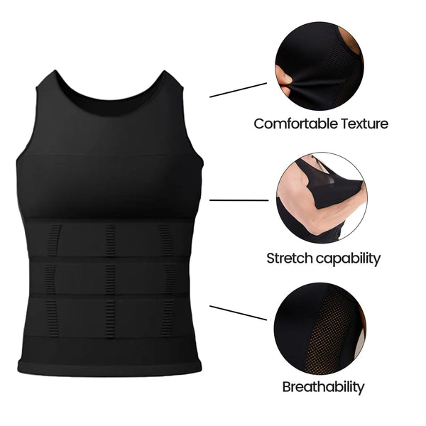 Men's Body Shaper Tank/ Compression Vests @ Just 399/-